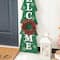 Glitzhome® 3.5ft. Wooden Welcome Christmas Tree Porch Sign